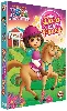 dvd dora l'exploratrice - dora fait du poney