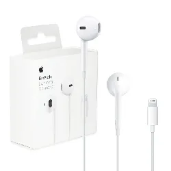 ecouteurs earpods apple intra-auriculaire avec micro blanc