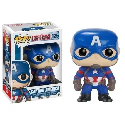figurine pop marvel captain america civil war n° 125 - captain america