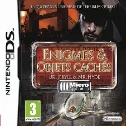 jeu ds enigmes et objets cachées dr jekyll mr hyde