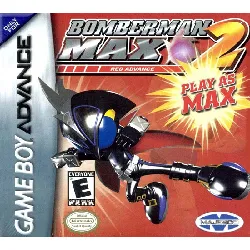 jeu gameboy advance gba bomberman max advance: red version
