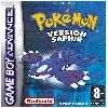 jeu gameboy advance gba pokemon version saphir