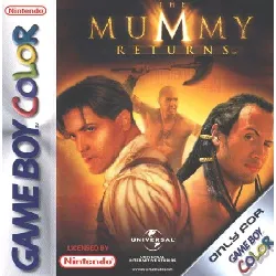 jeu gameboy color the mummy return