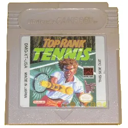 jeu gameboy gb top rank tennis