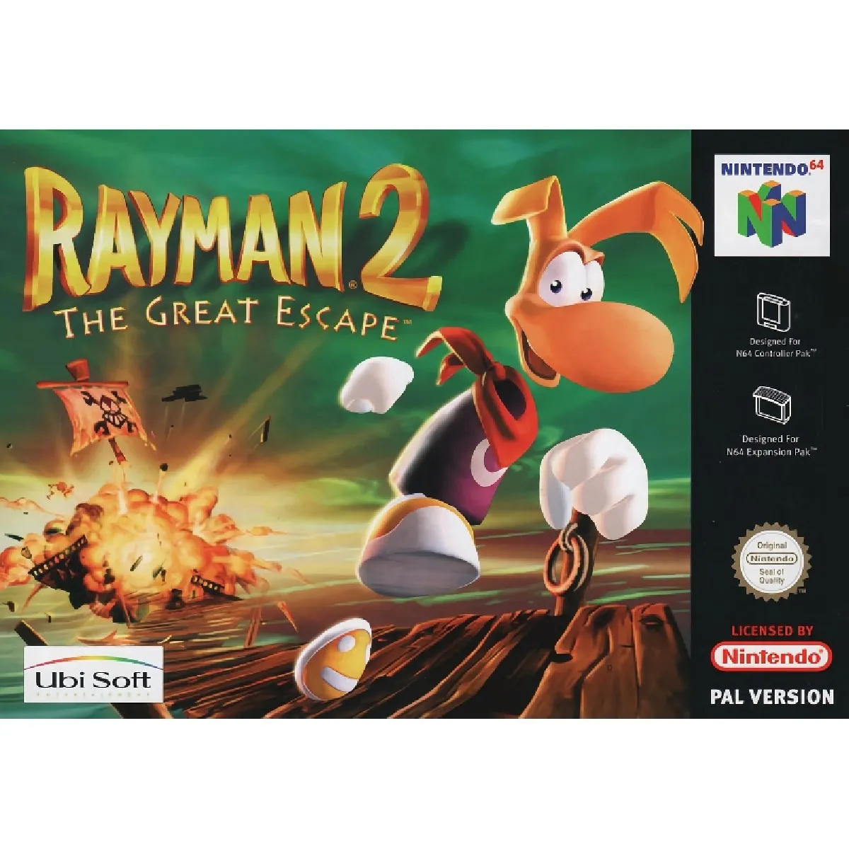Rayman 2: The Great Escape - Sony PS1 - Bon état - Compatible PS2/PS3