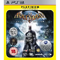 jeu ps3 batman arkham asylum (edition platinum)
