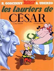 livre astérix - les lauriers de césar