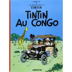 livre bd tintin au congo