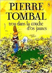 livre pierre tombal t8 trou dans la couche d'os jaunes