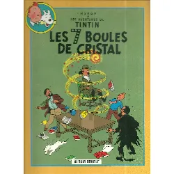 livre tintin album double, les 7 boules de cristal le temple du soleil