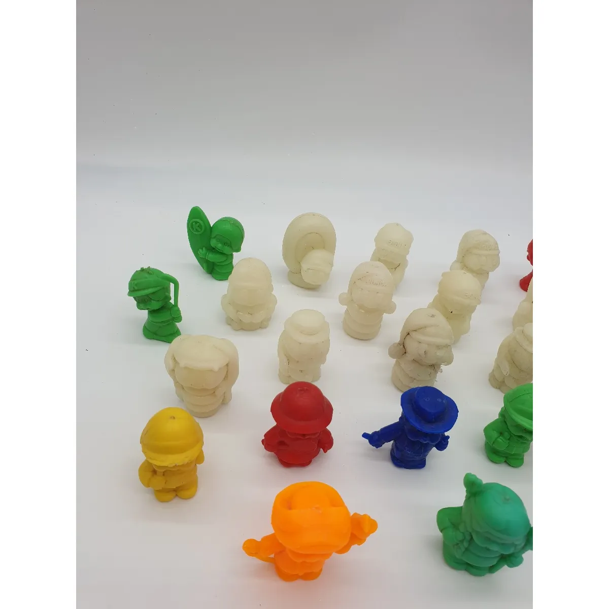 Lot 9 Figurines Publicitaires Lessive OMO Vintage A-1 no Bonux Kiki