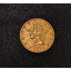 piece or 10 dollars liberty 1893