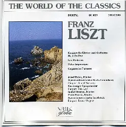 cd the world of classics- franz liszt
