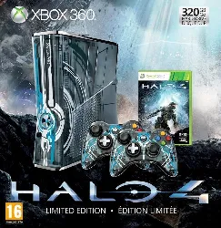 console microsoft pack console xbox 360 - 320 go edition limitée halo 4
