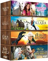 dvd coffret 4 dvd : princess and pony klara + l'étalon sauvage + le cheval de st nicolas
