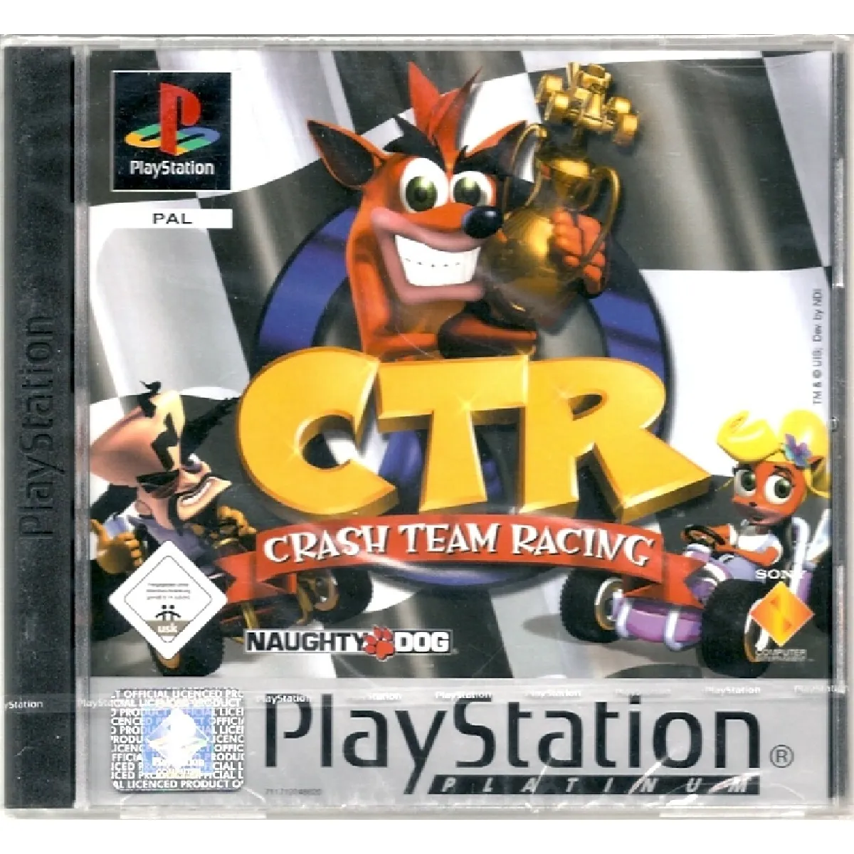 Jeu Ps1 Crash Team Racing Platinium Playstation - Dealicash