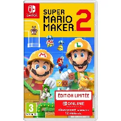 jeu switch super mario maker 2 edition limitée