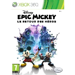 jeu xbox 360 epic mickey le retour des hero