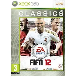 jeu xbox 360 fifa 12 classics (pass online)