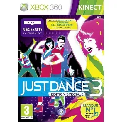 jeu xbox 360 just dance 3 kinect