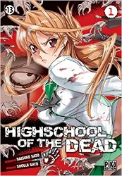 livre highschool of the dead, tome 1