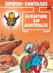 livre les aventures de spirou et fantasio: aventure en australie
