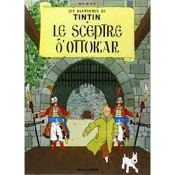 livre les aventures de tintin: le sceptre d'ottokar