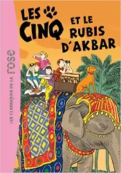 livre les cinq 35 - les cinq et le rubis d'abkar