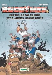 livre les rugbymen tome 8 - en face, ils ont 15 bras et 15 jambes, comme nous !