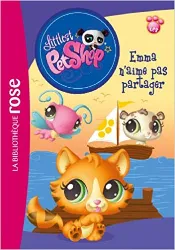 livre littlest petshop, tome 10 : emma n'aime pas partager