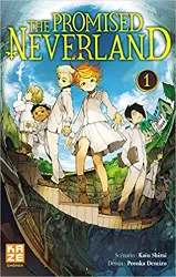 livre the promised neverland, tome 1 : : edition limitée jaquette réversible