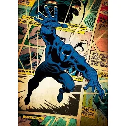 marvel silver age magnetic metal poster 45x32 black panther