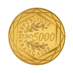 pièce d'or "hercule" 5000€ - 75g - 2012