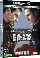 blu-ray captain america : civil war - 4k ultra hd + blu - ray