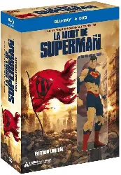 blu-ray la mort de superman - édition limitée blu - ray + dvd + figurine