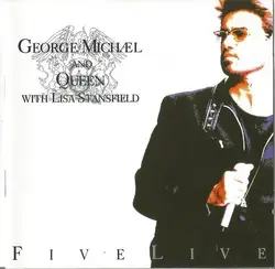 cd george michael and queen with lisa stansfield - five live (1993)