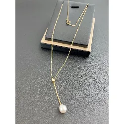 collier perle oxyde or 750 millième (18 ct) 2,34g