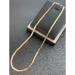 collier tresse 3 ors or 750 millième (18 ct) 4,74g