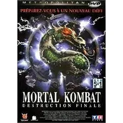 dvd mortal kombat ii annihilation