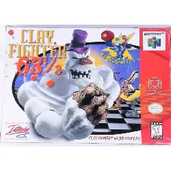 jeu n64 clay fighter 63 1/3 version pal