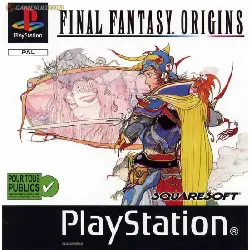 jeu ps1 final fantasy origins