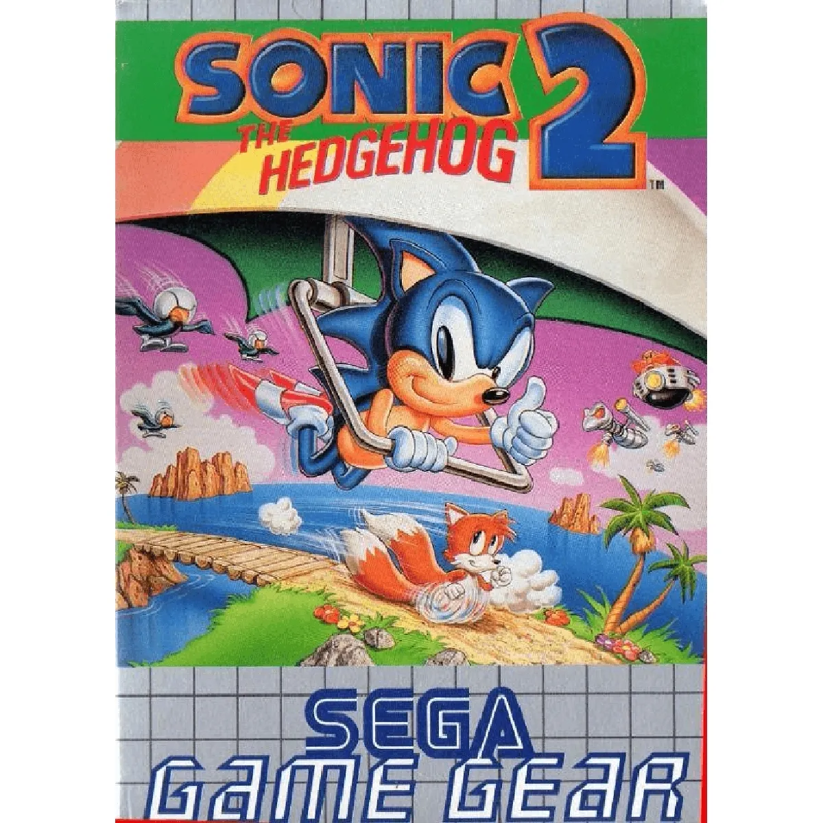 Jeu Vidéo Sonic 2 Pour Sega Game Gear - Cartouche Seule, En Très Bon état, Jeu De Plateforme Rétro