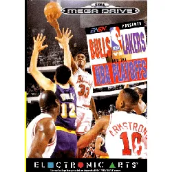 jeu sega megadrive bulls vs lakers and the nba playoffs