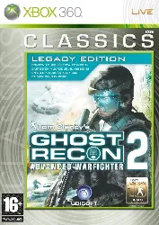jeu xbox 360 tom clancy's ghost recon advanced warfighter 2 - legacy edition