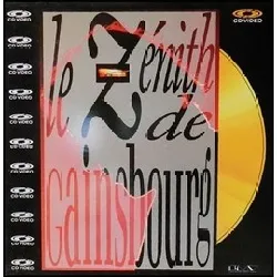 laser disc le zenith de gainsbourg