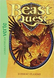 livre beast quest, tome 6 : l'oiseau - flamme