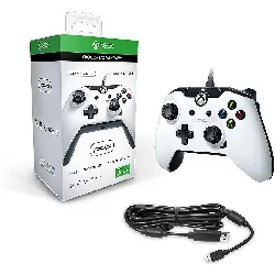 manette pdp xbox one filaire blanche