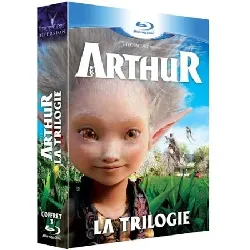 blu-ray coffret - arthur la trilogie de luc besson + livret