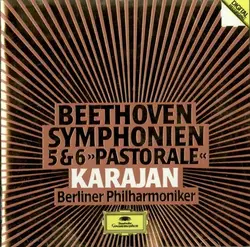 cd beethoven - karajan - berliner philharmoniker - symphonien 5 & 6 »pastorale« (1984)