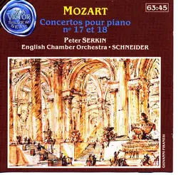 cd mozart, peter serkin, english chamber orchestra, schneider - concertos pour piano n° 17 et 18 (1991)